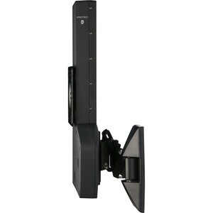 Ergotron Wandhalterung für Flachbildschirm - Schwarz - Höhenverstellbar - Bildschirmgröße: 68,6 cm bis 106,7 cm (42 Zoll) 