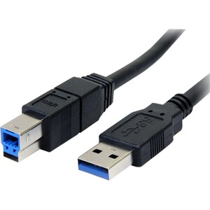 StarTech.com 3m Black SuperSpeed USB 3.0 Cable A to B - M/M - Connect your USB 3.0 devices over longer distances - USB 3.0