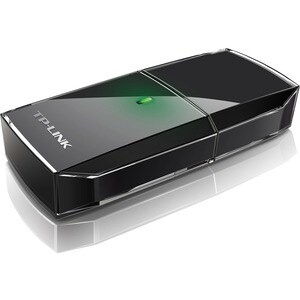 TP-Link Archer T2U IEEE 802.11ac Wi-Fi Adapter for Desktop Computer, Notebook - USB 2.0 - 600 Mbit/s - 2.40 GHz ISM - 5 GH