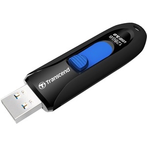 Transcend 128GB JetFlash 790 USB 3.0 Flash Drive - 128 GB - USB 3.0 - Black, Blue