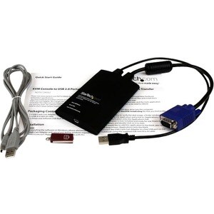 PORTABLE KVM CONSOLE - VGA USB CRASH CART ADAPTER