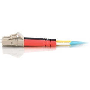 C2G 20m LC-LC 10Gb 50/125 Duplex Multimode OM3 Fiber Cable - Aqua - 66ft - 20m LC-LC 10Gb 50/125 Duplex Multimode OM3 Fibe
