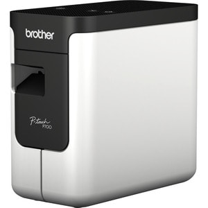 Brother P-touch PT-P700 Desktop Thermal Transfer Printer - Monochrome - Label Print - USB - White, Black - 24 mm (0.94") P