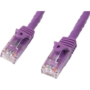 StarTech.com Cavo di rete Cat 6 - 100% Rame - Cavo Patch Ethernet Gigabit viola da 2m antigroviglio - Cable for Dispositiv