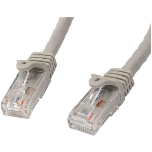 StarTech.com 2m CAT6 Ethernet Cable - Grey Snagless Gigabit - 100W PoE UTP 650MHz Category 6 Patch Cord UL Certified Wirin
