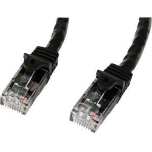 StarTech.com 5m CAT6 Ethernet Cable - Black Snagless Gigabit - 100W PoE UTP 650MHz Category 6 Patch Cord UL Certified Wiri