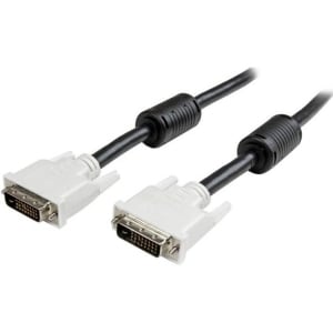 StarTech.com Câble DVI-D Single Link de 5 m - Cordon DVI vers DVI pour écran numérique - M/M - 1920x1200 - Cable for Appar