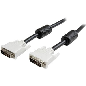 StarTech.com 3m DVI-D Single Link Cable - M/M DVI-D Monitor Cable - DVI-D 1920x1200 Cable - Video Monitor Cable M/M - Blac