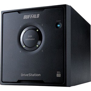 BUFFALO DriveStation Quad USB 3.0 4-Drive 16 TB Desktop DAS (HD-QH16TU3R5) - USB 3.0 - SATA - RAID JBOD/0/1/5/10 - 4 x 4 T