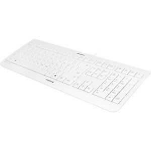 CHERRY KC 1000 Keyboard - Low Cost - Cable Connectivity - USB Interface - English (US) - Calculator, Email, Browser, Sleep