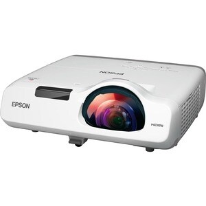 Epson PowerLite 530 Short Throw LCD Projector - 4:3 - White - 1024 x 768 - Front, Rear, Ceiling - 720p - 5000 Hour Normal 