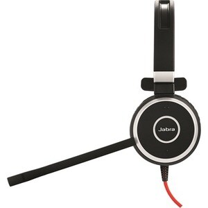 Jabra EVOLVE 40 Wired Over-the-head Mono Headset - Monaural - Supra-aural - Noise Cancelling Microphone - Noise Canceling 