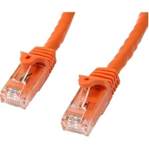 StarTech.com 2m CAT6 Ethernet Cable - Orange Snagless Gigabit - 100W PoE UTP 650MHz Category 6 Patch Cord UL Certified Wir