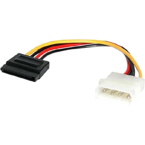 StarTech.com Adapter Cord - 15.24 cm - For Hard Drive - LP4 / SATA - 1 Pcs