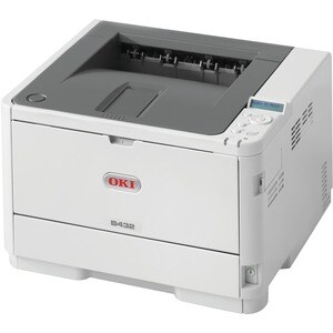 Oki B4300 B432DN Desktop LED Printer - Monochrome - 40 ppm Mono - 1200 x 1200 dpi Print - Automatic Duplex Print - 350 She