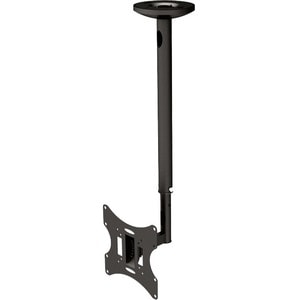 Neomounts Neomounts Pro FPMA-C060BLACK Montagem no teto para Visualização em ecrã plano - Preto - Altura ajustável - 58,4 