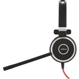 Jabra EVOLVE 40 Wired Over-the-head Mono Headset - Monaural - Supra-aural - Noise Cancelling Microphone - Noise Canceling 