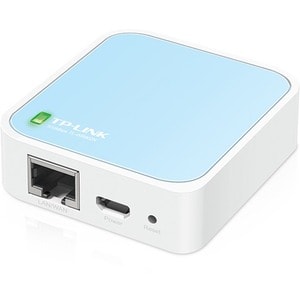 TP-Link TL-WR802N - N300 Wireless Portable Nano Travel Router - WiFi Bridge/Range Extender/Access Point/Client Modes - Mob