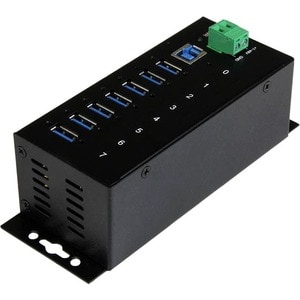 StarTech.com HUB Industriale USB 3.0 a 7 porte - Perno e concentratore USB 3.0 con ESD e protezione da sovratensioni - 7 T