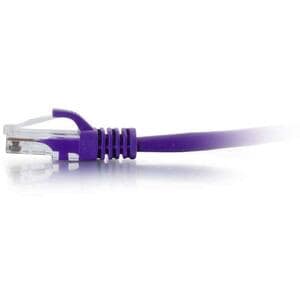 C2G 7ft Cat6 Ethernet Cable - Snagless Unshielded (UTP) - Purple - Category 6 for Network Device - RJ-45 Male - RJ-45 Male