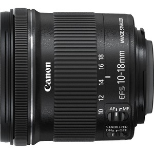 Canon - 10 mm to 18 mmf/5.6 - Wide Angle Zoom Lens for Canon EF-S - Designed for Digital Camera - 67 mm Attachment - 0.15x