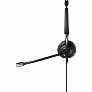 Jabra BIZ 2400 II QD Wired Over-the-head Stereo Headset - Black - Binaural - Supra-aural - Noise Canceling - Quick Disconnect