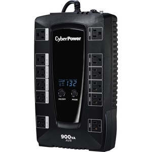 CyberPower AVRG750LCD Intelligent LCD UPS Systems - 750VA/450W, 120 VAC, NEMA 5-15P, Compact, 12 Outlets, LCD, PowerPanel®
