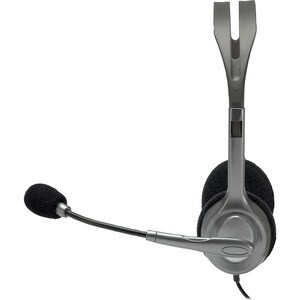 Logitech H111 Wired Over-the-head Stereo Headset - Black - Binaural - Supra-aural - 32 Ohm - 20 Hz to 20 kHz - 180 cm Cabl