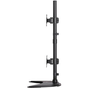 Tripp Lite Dual Vertical Flat-Screen Desk Mount Monitor Stand Clamp Swivel Tilt 15" to 27" Flat Screen Displays - 20 lb Lo