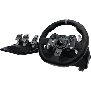 Juego de volante Logitech Driving Force G920 - Cable - USB - Xbox One, PC