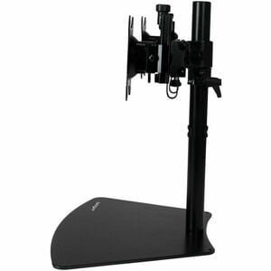 StarTech.com Dual Monitor Stand - Crossbar - Supports Monitors up to 24â€ - Vesa Mount - Adjustable Computer Monitor Arm 