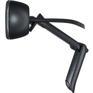 Logitech C270 Webcam - Black - USB 2.0 - 3 Megapixel Interpolated - 1280 x 720 Video - Widescreen - Microphone - Notebook,