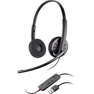 Plantronics Blackwire C325 Com fios Headset Estéreo Fone de ouvido - Binaural - Supra-aural - Cancelamento de ruído - USB,