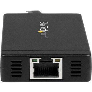 StarTech.com Hub USB 3.0 a 3 porte con USB-C e Ethernet Gigabit - 5Gbps - Include Adattatore di Alimentazione - 3 Total US