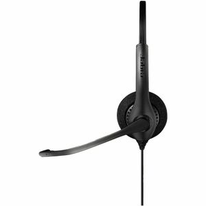 Jabra BIZ 1500 Wired Over-the-head Stereo Headset - Black - Binaural - Supra-aural - 32 Ohm - 20 Hz to 6.80 kHz - 230 cm C
