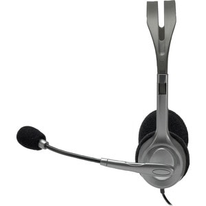 Casque Logitech H111 - Filaire - Design Sur tête - Stéréo - Couleur Noir - Binaural - Supra-aural - 32 Ohm - Fréquence 20 