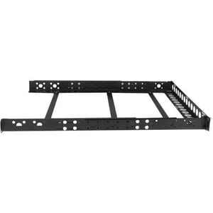 StarTech.com Mounting Rail for Server - Black - TAA Compliant - 25 kg Load Capacity