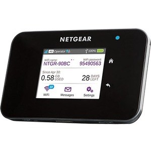 Netgear AirCard AC810S IEEE 802.11ac Mobilfunk Modem/Wireless Router - 4G - LTE - 2,40 GHz ISM-Band - 5 GHz UNII-Band - 75
