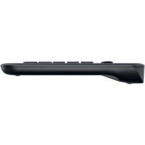 Logitech K400 Plus Keyboard - Wireless Connectivity - USB Interface - TouchPad - English (UK) - QWERTY Layout - Black - RF
