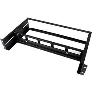 StarTech.com ADJDINKIT. Typ: Regal-Schiene, Produktfarbe: Schwarz, Gehäusematerial: Stahl. Breite: 482,6 mm, Tiefe: 358,4 