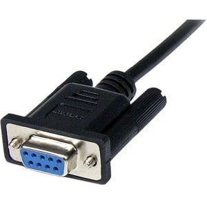 StarTech.com SCNM9FM1MBK. Produktfarbe: Schwarz, Kabellänge: 1 m, Anschluss 1: DB-9. Quantity per pack: 1 Stück(e), Paketb
