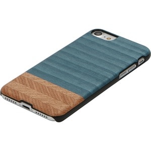 Man&Wood iPhone 7 Slim Denim - For Apple iPhone 7 Smartphone - Denim, Black - Smooth - Scratch Resistant - Wood, Polycarbo