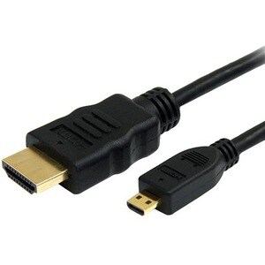 StarTech.com 2 m HDMI/Micro HDMI AV-Kabel - 1 - Cable for Audio-/Video-Gerät, TV, Mobiltelefon, Smartphone, Tablet, Monito