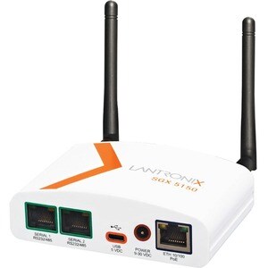 Lantronix SGX 5150 Wireless IoT Gateway, 802.11a/b/g/n/ac, 2xRS485 (RJ45), USB, 10/100 Ethernet, PoE, EU Model - Twisted P