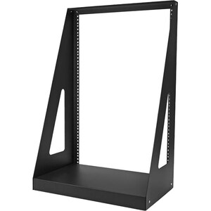 StarTech.com 2-Post 16U Heavy-Duty Desktop Server Rack, Small Open Frame 19in Network Rack for Home/Office IT Equipment, T
