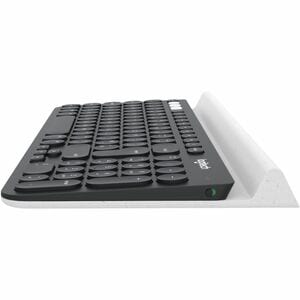 Logitech K780 Keyboard - Wireless Connectivity - USB Interface - Swiss - QWERTZ Layout - White - Bluetooth/RF - 10 m - 2.4