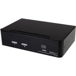 StarTech.com KVM-Switchbox - TAA-konform - 2 Computer - 1 Lokaler Benutzer(n) - WQUXGA - 3840 x 2400 - 6 x USB - 3 x Displ
