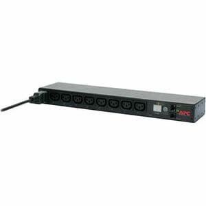 APC	NetShelter Switched Rack PDU, 1U, 1PH, 3.7kW 230V 16A or 3.3kW 208V 16A, 8 C13 outlets, C20	cord