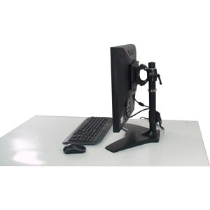 Amer Stand Mount Max 32" Monitor - Up to 32" Screen Support - 33.10 lb Load Capacity - 20" Height x 19.9" Width - Aluminum