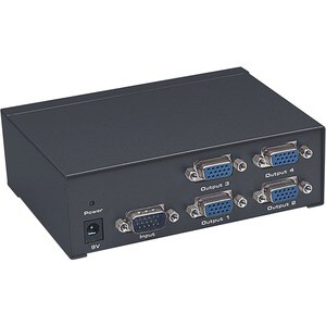 Manhattan Video Splitter SVGA 1 in : 4 out Alta Resolucion - 30Hz a 120kHz - 1920 x 1680 - 65m Distancia máxima de funcion